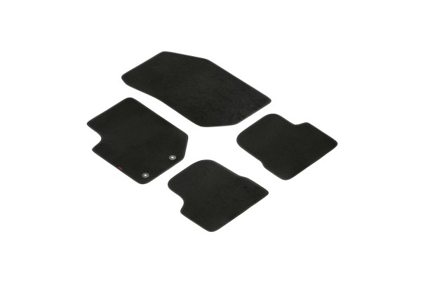 Πατακια Μοκετα Για Jeep Avenger 5D 12/2022+ Σε Μαυρο Χρωμα Me Κουμπωματα Lampa - 4 ΤΕΜ.