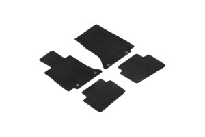 Πατακια Executive Μοκετα Για Mercedes C-KLAS W206 4D 2021+ Σε Μαυρο Χρωμα Me Κουμπωματα Lampa - 4 Τεμ