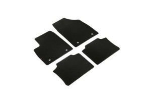 Μαρκε Πατακια Executive Μοκετα Για Mg Hs 04/2021+ Σε Μαυρο Χρωμα Με Κουμπωματα Lampa - 4 ΤΕΜ.