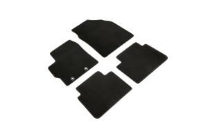 Toyota Yaris Και Για Υβριδικο 09/2020+ Μαρκε Πατακια Executive Μοκετα Σε Μαυρο Χρωμα Με Κουμπωματα LAMPA- 4 ΤΕΜ.