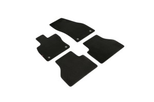 Vw Caddy Life 01/2021+ Μαρκε Πατακια Executive Μοκετα Σε Μαυρο Χρωμα Με Κουμπωματα LAMPA- 4 ΤΕΜ.