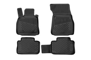 Audi E-TRON 5D 2018+ΜΑΡΚΕ Πατακια Σε Σκαφη Tpe Λαστιχο Σε Μαυρο Χρωμα Novline - 4 ΤΕΜ.