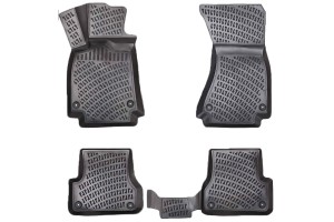 Audi A6 4D 2018+ Μαρκε Πατακια Σε Σκαφη Tpe Λαστιχο Σε Μαυρο Χρωμα Novline - 4 ΤΕΜ.