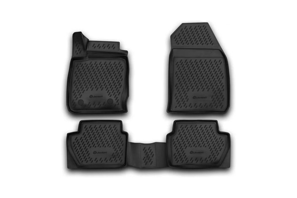 Μαρκε Πατακια Σε Σκαφη Tpe Λαστιχο Για Ford Ranger 4D 2011+ΣΕ Μαυρο Χρωμα Novline - 4 ΤΕΜ.