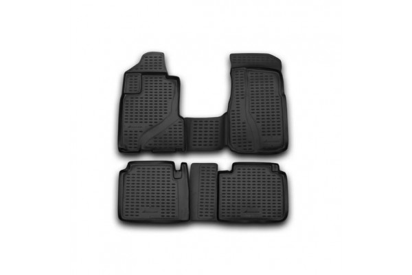 Μαρκε Πατακια Σε Σκαφη Tpe Λαστιχο Για Honda CR-V 2002-2006ΣΕ Μαυρο Χρωμα Novline - 4 ΤΕΜ.