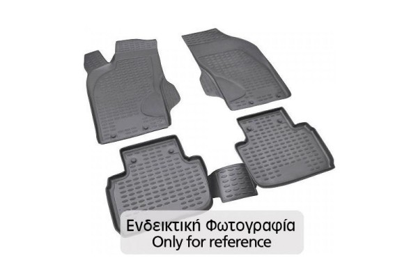 Honda Civic 4D 2023> ΠΑΤ.ΜΑΡΚ.ΛΑΣΤΙΧΟ Σκαφακια (ΜΑΥΡΟ) 4ΤΕΜ