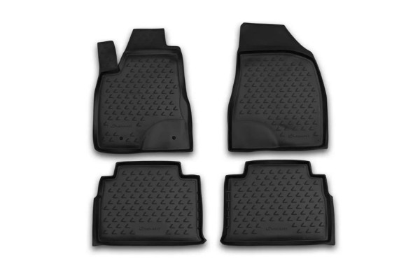 Πατακια Σε Σκαφη Tpe Λαστιχο Για Lexus RX350 2003-2009 Σε Μαυρο Χρωμα Novline - 4 ΤΕΜ.