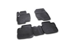 Μαρκε Πατακια Σε Σκαφη Tpe Λαστιχο Για Mitsubishi Colt 3D 2008+ΣΕ Μαυρο Χρωμα Novline - 4 ΤΕΜ.