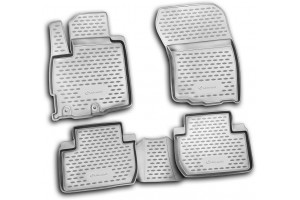 Μαρκε Πατακια Σε Σκαφη Tpe Λαστιχο Για Mitsubishi Outlander Xl 2010+ Σε ΑΝΘΡΑΚΙ/ΣΚΟΥΡΟ Γκρι Χρωμα - 4 Τεμ.