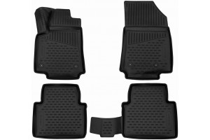 Μαρκε Πατακια Σε Σκαφη Tpe Λαστιχο Για Opel Crossland Wagon 2017+ Σε Μαυρο Χρωμα Novline - 4 Τεμ