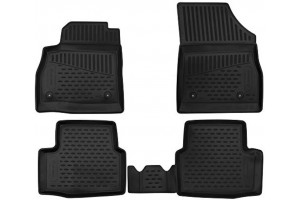 Opel Astra K 5D 2015+ Μαρκε Πατακια Σε Σκαφη Tpe Λαστιχο Σε Μαυρο Χρωμα Novline - 4 ΤΕΜ.