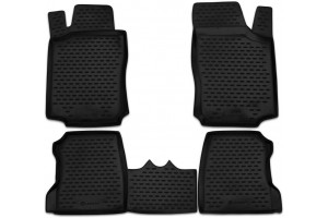 Μαρκε Πατακια Σε Σκαφη Tpe Λαστιχο Για Opel Combo 2001+ Σε ΑΝΘΡΑΚΙ/ΣΚΟΥΡΟ Γκρι Χρωμα - 4 Τεμ.