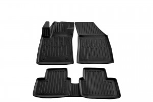 Renault Megane 4D 2015+ ΠΑΤ.ΜΑΡΚ.ΛΑΣΤΙΧΟ Σκαφακια (ΜΕ ΚΟΥΜΠΩΜΑΤΑ) 5ΤΕΜ.