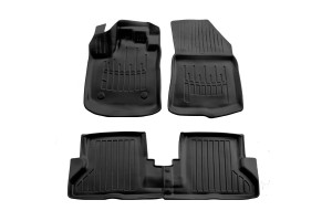 Πατακιa Λαστιχο Σε Σκαφη Me Koymπωματα Για Dacia Dokker 5D 2012-2021 / Renault Express 5D 2021+ Race Axion - 4 Τεμ.