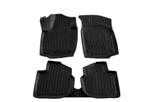 Πατακιa Λαστιχο Σε Σκαφη Me Koymπωματα Για Seat Toledo 4D 2012-2019 / Skoda Rapid 4/5D 2012-2019 Race Axion - 5 Τεμ.