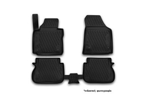 Μαρκε Πατακια Σε Σκαφη Tpe Λαστιχο Για Subaru Impreza SD/HB 2017+ΣΕ Μαυρο Χρωμα Novline - 4 ΤΕΜ.