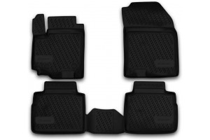 Suzuki SX-4 5D 2013+ΜΑΡΚΕ Πατακια Σε Σκαφη Tpe Λαστιχο Σε Μαυρο Χρωμα Novline - 4 ΤΕΜ.