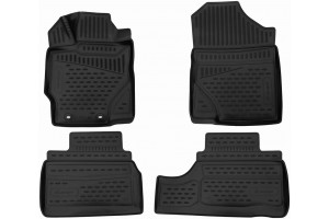 Μαρκε Πατακια Σε Σκαφη Tpe Λαστιχο Για Ford Focus 5D 2018+ Σε Μαυρο Χρωμα Novline - 4 Τεμ