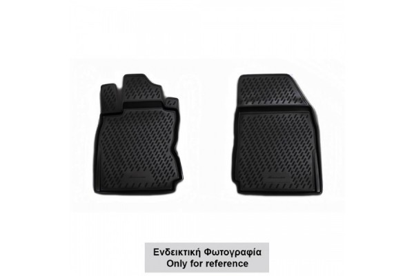 Μαρκε Πατακια Σε Σκαφη Tpe Λαστιχο Για Vw Caddy 10/2007-2014 5D Σε Μαυρο Χρωμα Novline - 2 Τεμ