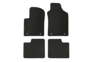 Lampa - Πατάκια Μοκέτα Μαύρα Για Fiat 500 3d 07/07>11/24 Για Προστασία Του Εσωτερικού Από Βρωμιά Νερό Και φθορές, Με Αντιολισθητικό Σχεδιασμό Και Σταθερή Εφαρμογή Για Ασφαλή Συγκράτηση Στο Δάπεδο Του Οχήματος – 4 τεμ. (L2338.2)