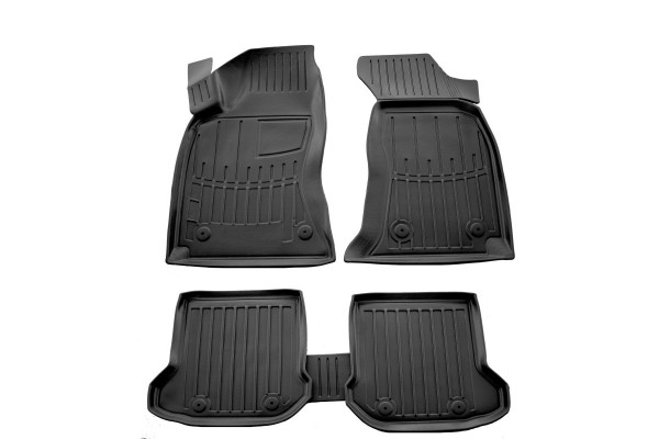 Race Axion - Πατάκια Για Audi A4 (B5) 1994-2001 4πορτο/5πορτο Λάστιχο Σκαφάκια Προστατευτικά Με Κουμπώματα Για Επιβατικά Αυτοκίνητα - 5 τεμ. (5030095/ST)