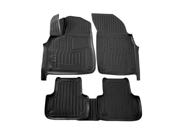 Race Axion - Πατάκια Για Audi Q7 (4M) 2015> 5πορτο Λάστιχο Σκαφάκια Προστατευτικά Με Κουμπώματα Για Επιβατικά Αυτοκίνητα - 5 τεμ. (5030115/ST)