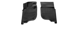Race Axion - Πατάκια Για Mitsubishi L200 (2006-2015) Λάστιχο Σκαφάκια Προστατευτικά Με Κουμπώματα Υλικό Λάστιχο Για Επιβατικά Αυτοκίνητα - 2 τεμ. (5013212/ST)