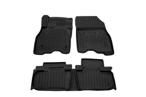 Race Axion - Πατάκια Τύπου Σκαφάκια Για Nissan Leaf (ZE0) 2010-2017 5πορτο Λάστιχο Σκαφάκια Προστατευτικά Με Κουμπώματα Υλικό Λάστιχο Για Επιβατικά Αυτοκίνητα - 5 τεμ. (5014055/ST)