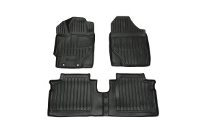 Race Axion - Πατάκια Για Toyota Yaris Iii (XP13) 2011-2020 3πορτο / 5πορτο Λάστιχο Σκαφάκια Με Κουμπώματα Για Επιβατικά Αυτοκίνητα - 4 τεμ. (5022574/ST)