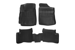 Race Axion - Πατάκια Για Toyota Yaris I (P1) 1999-2006 3πορτο / 5πορτο Λάστιχο Σκαφάκια Με Κουμπώματα Για Επιβατικά Αυτοκίνητα - 4 τεμ. (5022584/ST)