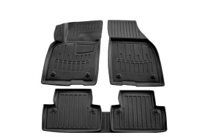 Race Axion - Πατάκια Για Volvo S40 Ii (MS) & V50 (MW) 2004-2012 4πορτο/5πορτο Λάστιχο Σκαφάκια Προστατευτικά Με Κουμπώματα Για Επιβατικά Αυτοκίνητα - 5 τεμ. (5037015/ST)