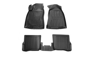 Race Axion - Πατάκια Για Vw Passat (B5) 1996-2005 5πορτο Λάστιχο Σκαφάκια Με Κουμπώματα Για Επιβατικά Αυτοκίνητα - 5 τεμ. (5024035/ST)