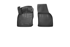 Race Axion - Πατάκια Για Skoda Kodiaq (NS7) 2016-2024 & Vw Tiguan (AD/BW) 2015-2024 5πορτο Λάστιχο Σκαφάκια Προστατευτικά Με Κουμπώματα Για Επιβατικά Αυτοκίνητα - 2 τεμ. (5024112/ST)