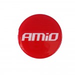 Amio Αυτοκολλητα Ζαντων 5 Cm ΛΕΥΚΟ/ΚΟΚΚΙΝΟ Σμαλτου - 4 ΤΕΜ.