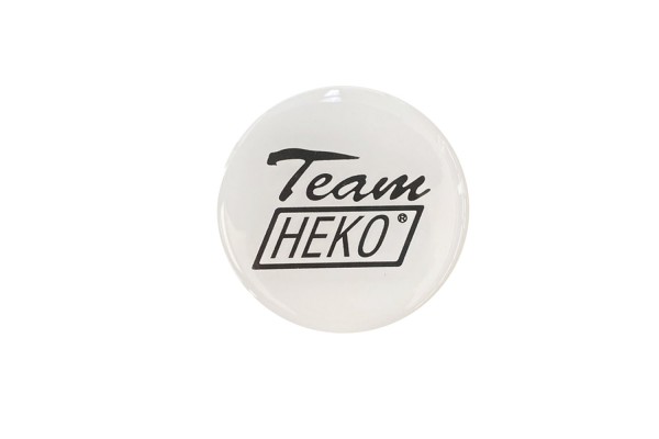 Heko Αυτοκολλητα Ζαντων 5,5 Cm ΛΕΥΚΟ/ΜΑΥΡΟ Σμαλτου - 4 ΤΕΜ.