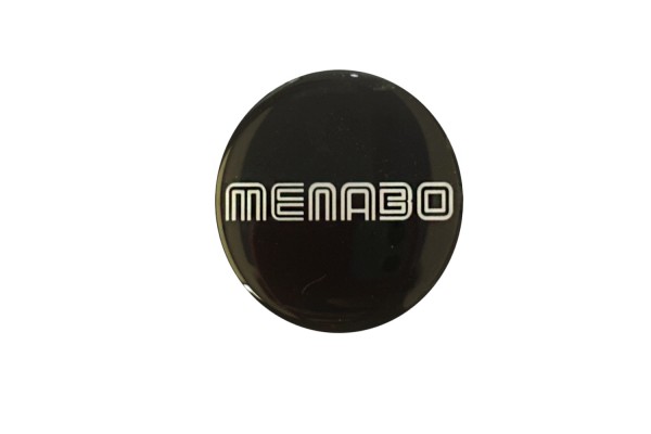 Menabo Αυτοκολλητα Ζαντων 6 Cm ΛΕΥΚΟ/ΜΑΥΡΟ Σμαλτου - 4 ΤΕΜ.