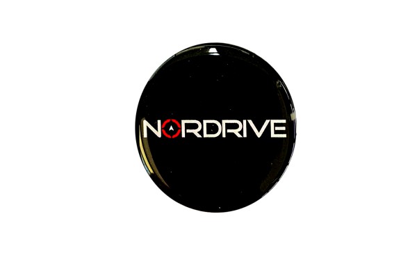 Nordrive Αυτοκολλητα Ζαντων 6,7 Cm ΛΕΥΚΟ/ΜAYΡO/KOKKINO Σμαλτου - 4 ΤΕΜ.