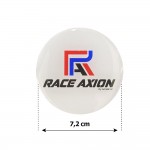 Race Axion Αυτοκολλητα Ζαντων 7,2 Cm ΛΕΥΚΟ/ΜΠΛΕ/ΚΟΚΚΙΝΟ/ΜΑΥΡΟ Σμαλτου - 4 ΤΕΜ.