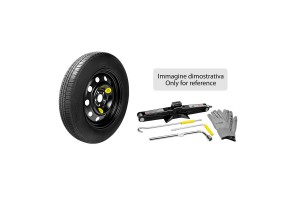 Ρεζερβα Σιδερενια 125/70-16ΚΑΡΕ 4x100 Κεντρο 60mm No Stop Κιτ Με Γρυλο / Μπουλονοκλειδο / Τσαντα - 1 τεμ.