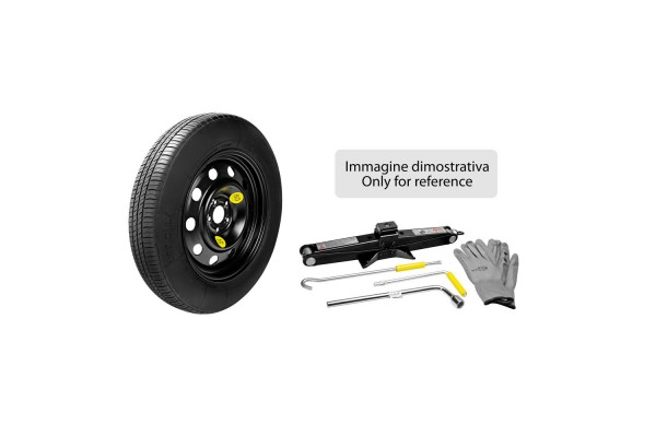 Ρεζερβα Σιδερενια 125/80-16ΚΑΡΕ 4x100 Κεντρο 60mm No Stop Κιτ Με Γρυλο & Μπουλονοκλειδο & Τσαντα Lampa - 1 τεμ.