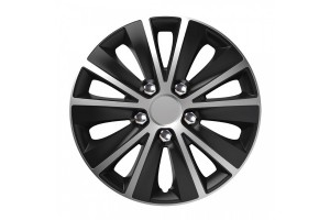 Τασι 14" Rapide Nc Silver Black Amio Σετ 4 Τεμ Σε Κουτι