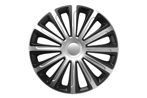 Τασι 16" Hubcap Trend Silver Black - Σετ Σε Κουτι - 4 ΤΕΜ.