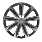 Lampa - Σετ Τάσια Αυτοκινήτου 16’’ Raze Silver/Black Από Υλικό Abs Σε Ασημί Με Μαύρο Χρώμα - 4 Tem (L3149.3)