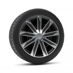 Lampa - Σετ Τάσια Αυτοκινήτου 16’’ Raze Silver/Black Από Υλικό Abs Σε Ασημί Με Μαύρο Χρώμα - 4 Tem (L3149.3)