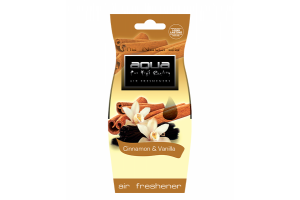 Αρωματικο Αυτοκινητου Κρεμαστο Με Αρωμα Κανελα & Βανιλια Aqua - 1 TEM.