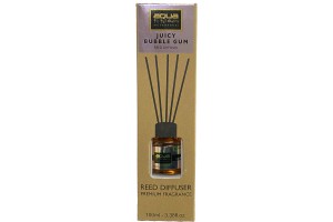 Αρωματικό Χώρου Juicy Bubblegum Home Reed Diffuser Με 6 Στικς Aqua 100 Ml - 1 Τμχ