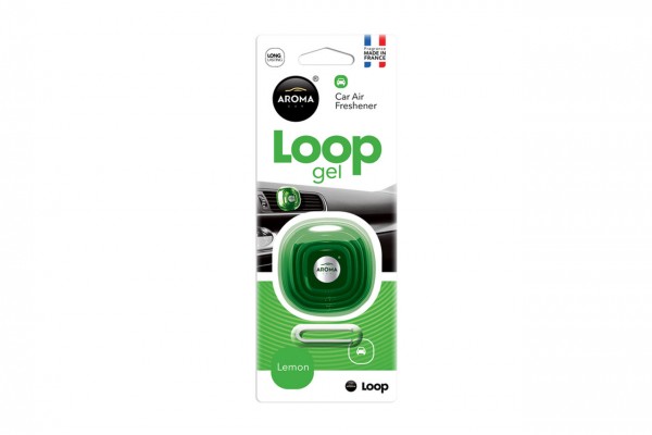Αρωματικο Αεραγωγου Aroma Car Loop Λεμονι Amio - 1 ΤΕΜ.