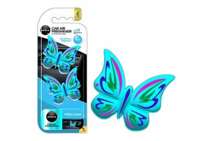 AMiO Αρωματική Καρτέλα Αεραγωγού Αυτοκινήτου Fancy Shapes Πεταλούδα Fresh Linen
