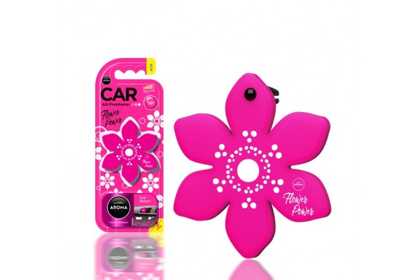 Αρωματικο Αεραγωγου Aroma Car Flower Power Pink Blossom Amio -1 ΤΕΜ.