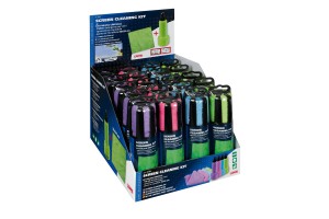 Καθαριστικο Υγρο Για Τζαμια Σε Σπρει Με Πανακι Μικροινων (MICROFIBRE) 25x25cm 150ml 20 Τεμαχια